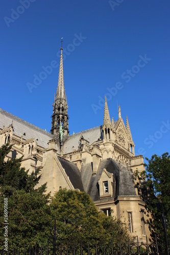 exterior of Notre Dame in Paris