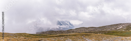 Mountain scenery in the Banff National Park in Canada