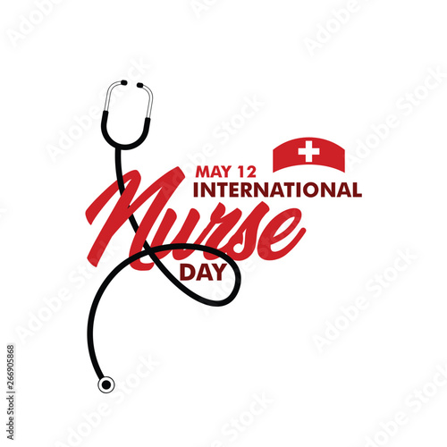 International Nurse Day Vector Template Design Illustration