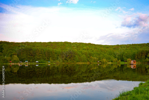 Beautiful lake in the woods © Nadiyka
