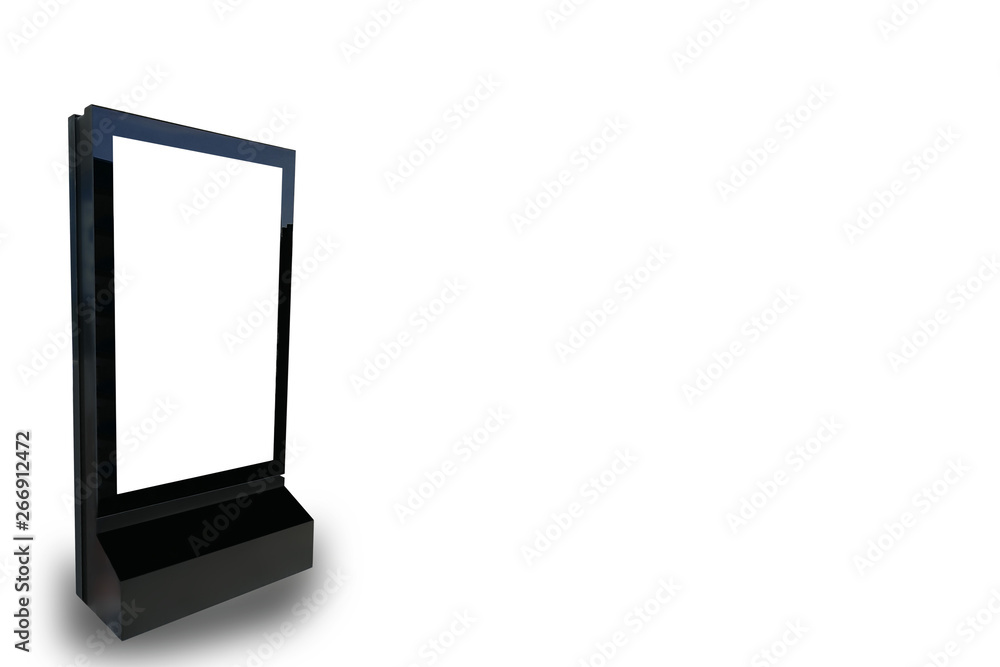 Marketing and advertisement concept digital signage billboard or advertising light box for your text message or media content in department store shopping mall Marketing and advertisement concept digital signage billboard or advertising light box for your text message or media content in department store shopping mall