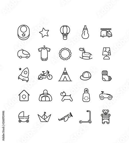 pictogramme pour bébé, enfant, puériculture