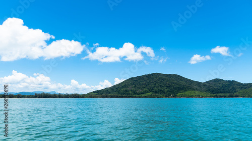Beautiful Andaman blue sea of Thailand