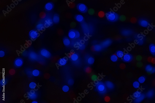 Bokeh lights on the background