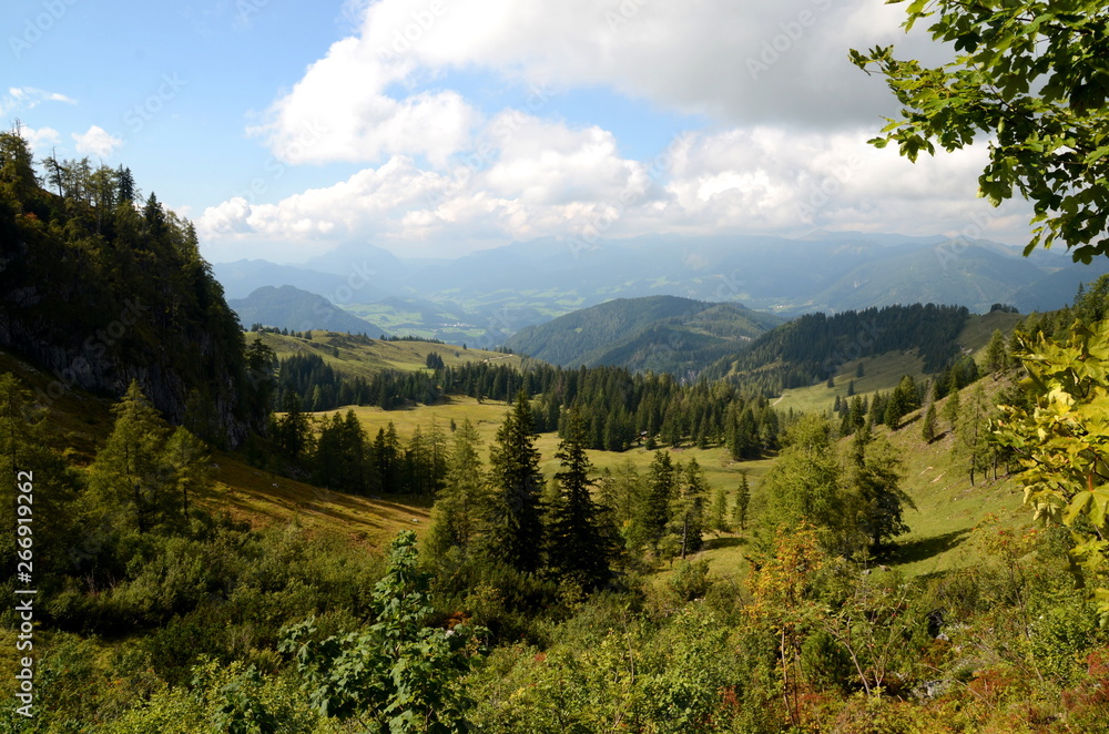 Scenery near Gosaukamm in the Salzkammergut region in Austria Scenery near Gosaukamm in the Salzkammergut region in Austria