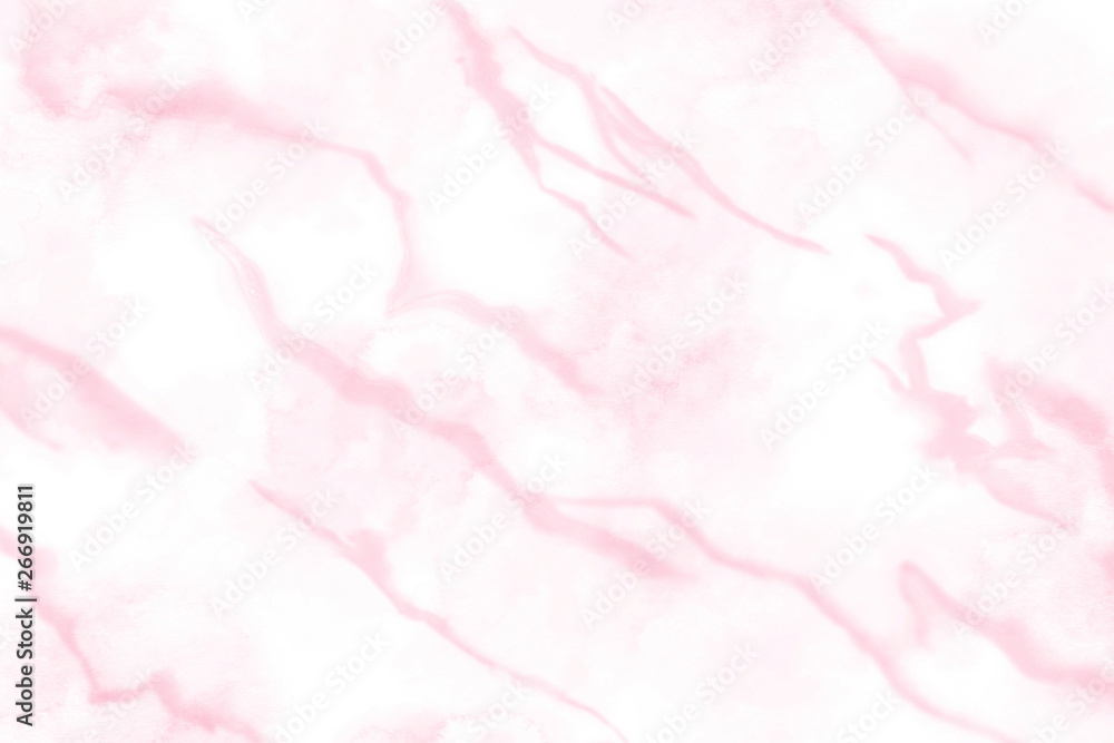 Fototapeta premium abstract watercolor ink diffusion rose pink white marble texture background wallpaper