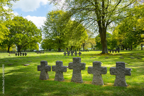 La Cambe German military cemetery.