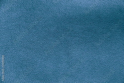  Texture of genuine leather. Tint background blue.