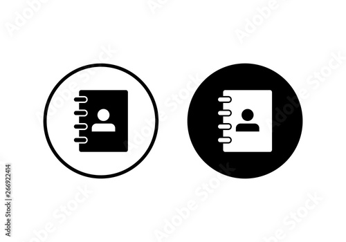 Address book symbol icon vector illustration. address phone book icon