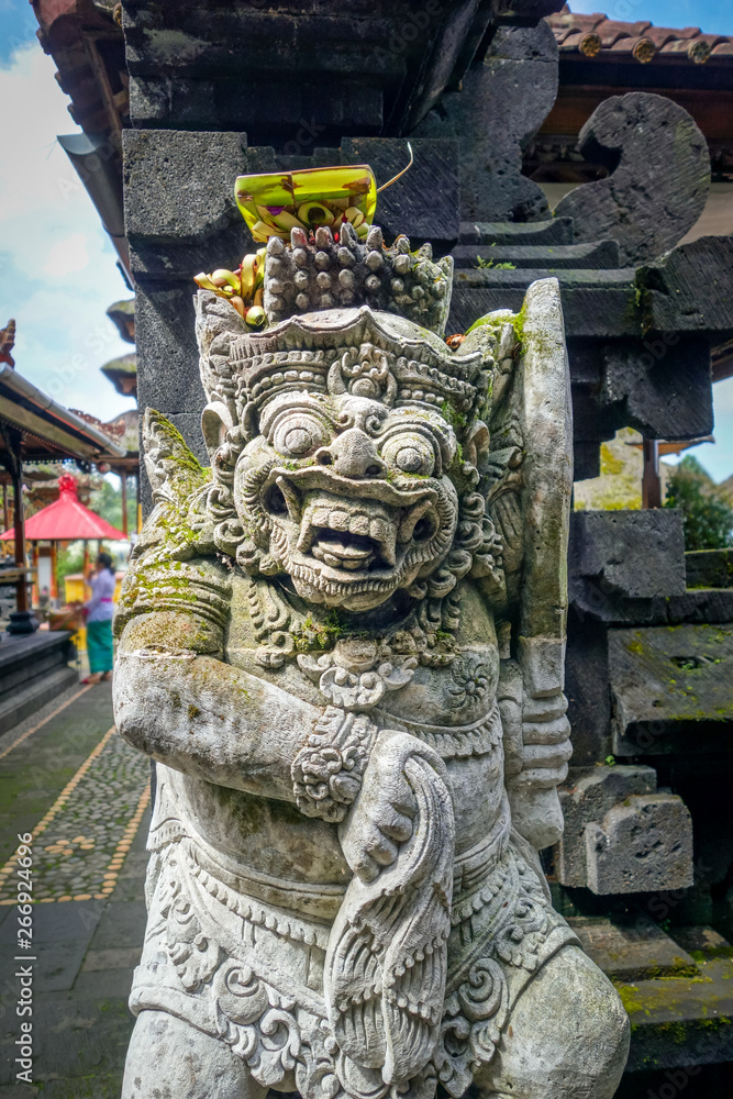 Statue in Pura Besakih temple, Bali, Indonesia