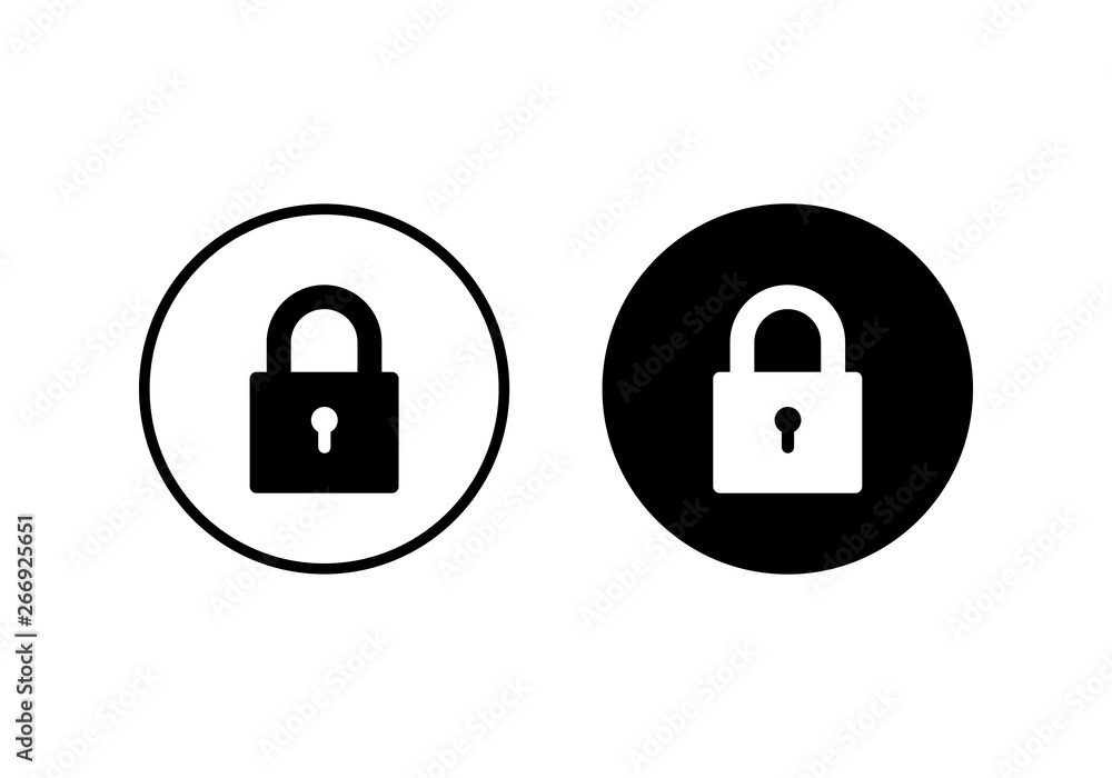 Lock icon vector. Encryption icon. Lock Icon in trendy flat style isolated. Security symbol Lock icon vector. Encryption icon. Lock Icon in trendy flat style isolated. Security symbol