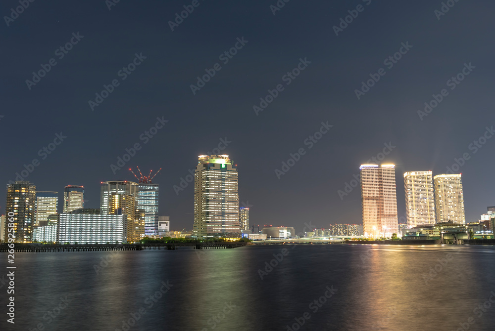 Obraz premium 東京ウォーターフロントの夜景