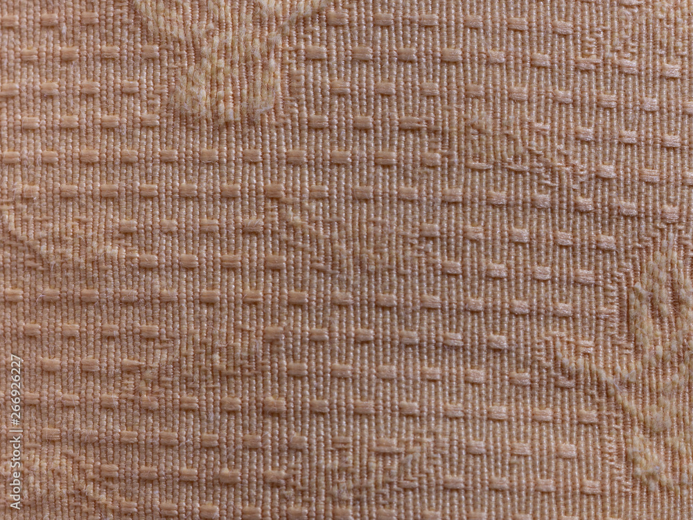 Texture tissu jaune avec des broderies Texture tissu jaune avec des broderies