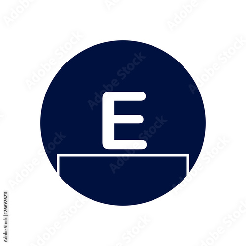 Free Download Initial Letter Logo E Template Vector Design - GFXLoad