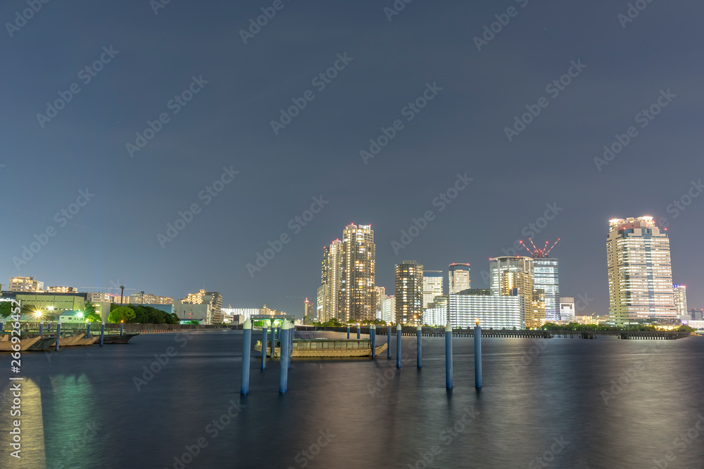 Naklejka premium 東京ウォーターフロントの夜景