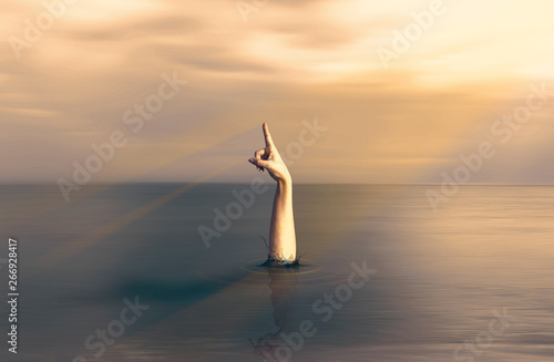 Canvas Print abstract photo manipulation