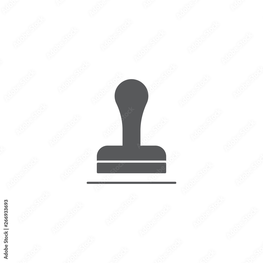 stamp vector icon concept, isolated on white background stamp vector icon concept, isolated on white background