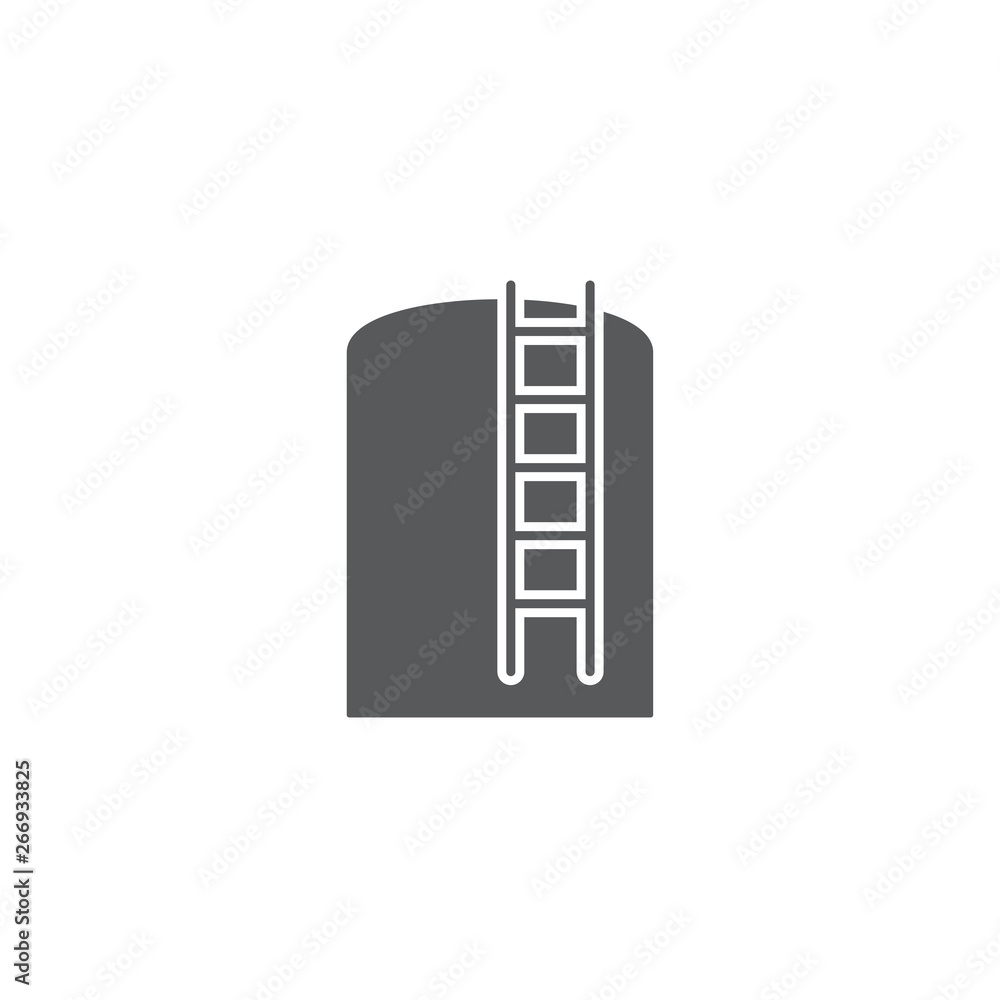 storage tank vector icon concept, isolated on white background storage tank vector icon concept, isolated on white background