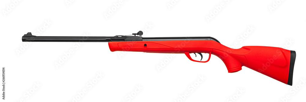 pneumatic gun. Air rifle isolate on white back. pneumatic gun. Air rifle isolate on white back.