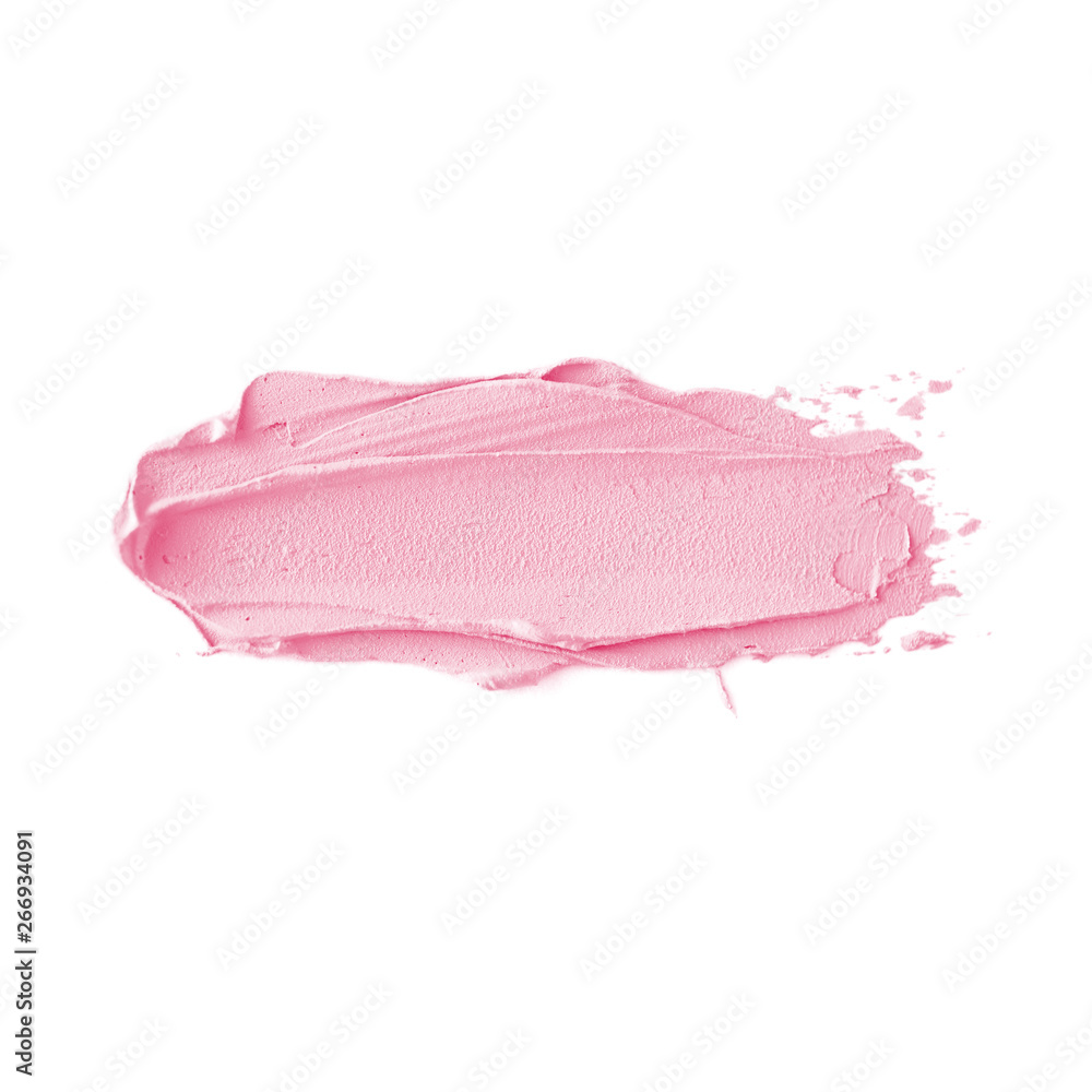 Makeup smudge textured isolated on white background Makeup smudge textured isolated on white background