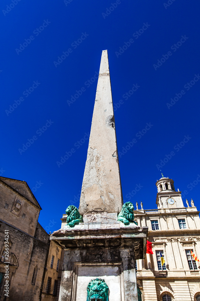 Obelisque d'Arles in France