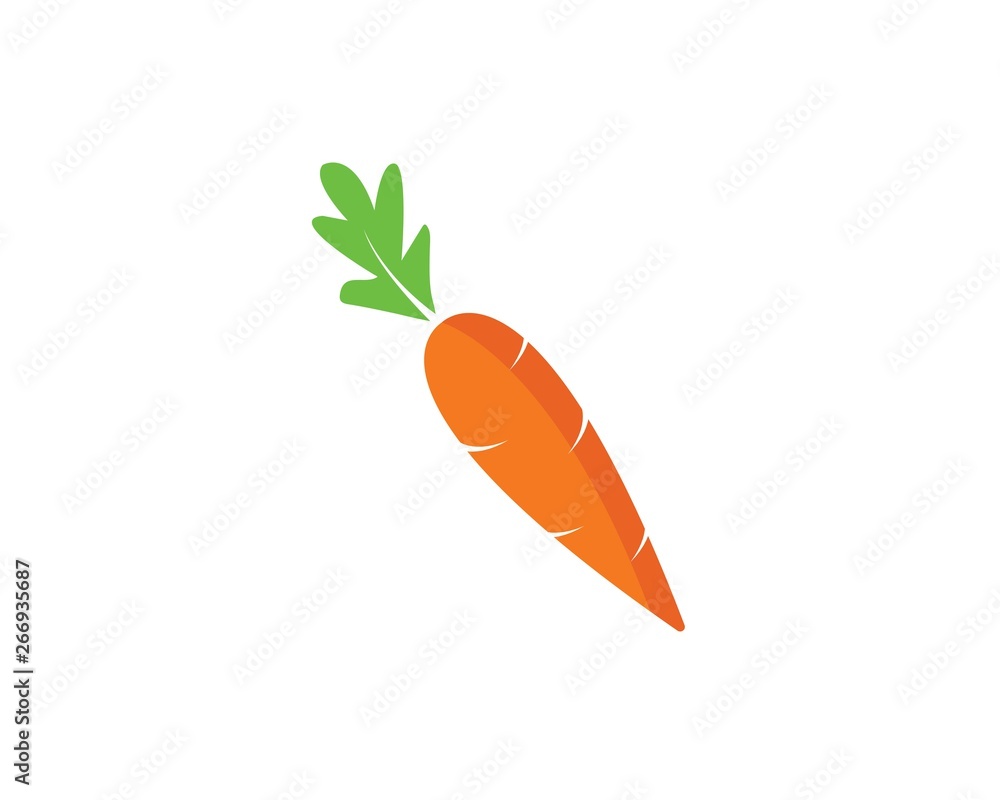 carrot logo icon vector illustration design carrot logo icon vector illustration design