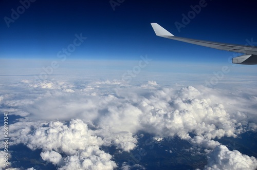 Flight on the clouds