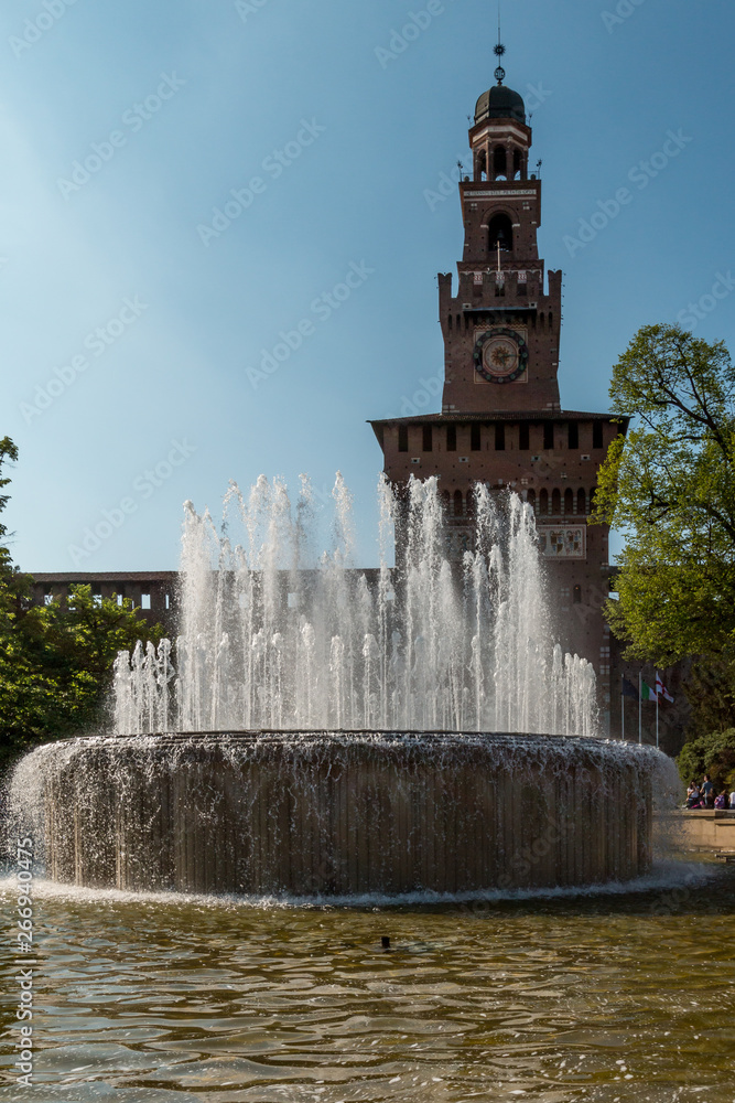 Fototapeta premium Castello Sforzesco Milano