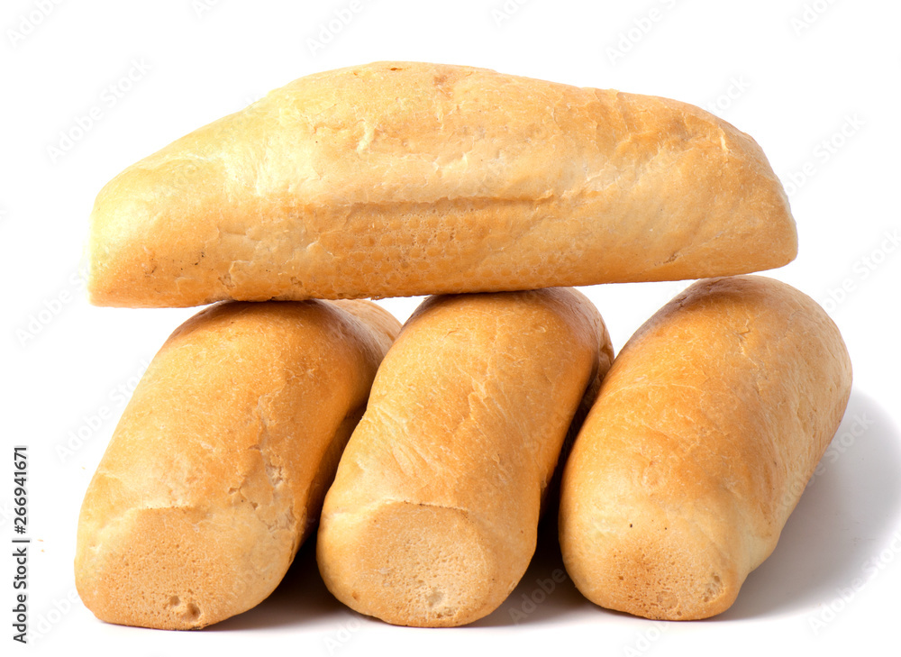 single loaf of fresh baked baguette bread isolated on white background single loaf of fresh baked baguette bread isolated on white background