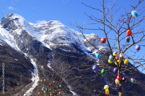 Obraz na płótnie berge in stavanger,ostern,norwegen w salonie