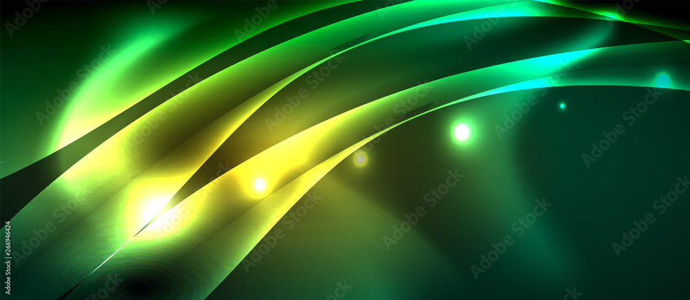 Obraz premium Glowing shiny light abstract background
