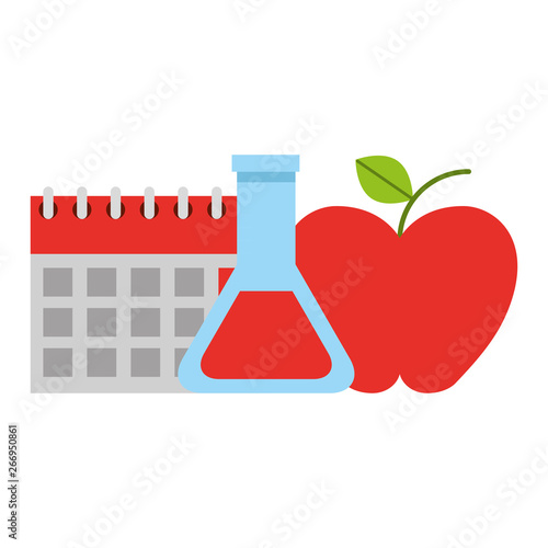 school calendar apple flask
