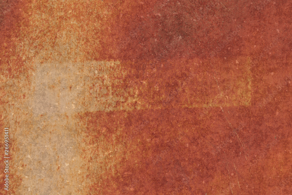 red rusty metal grunge wall background