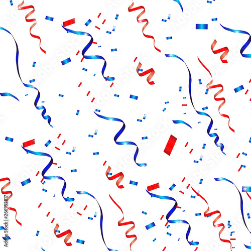 Vector confetti. Festive illustration.