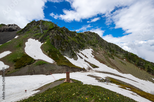 View of Caucasian mountains