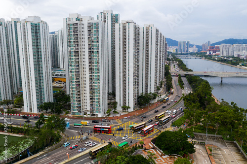 Photography Aerial view Hong Kong residential district