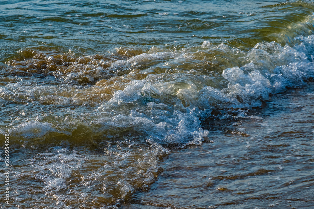 Sea wave on the beach Sea wave on the beach