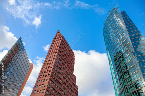 modern skyscrapers in capital city 