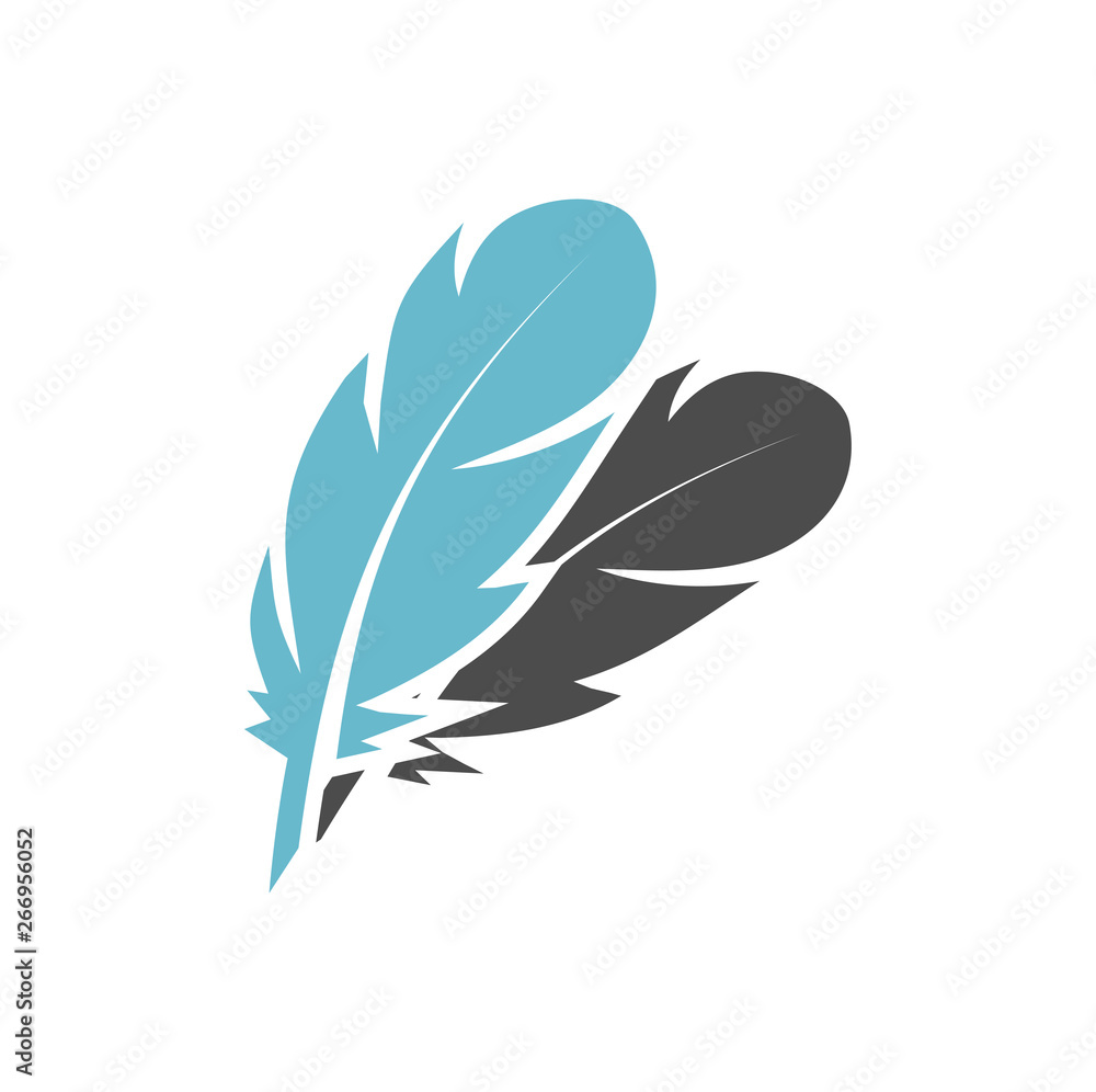 Feather icon on background for graphic and web design. Simple vector sign. Internet concept symbol for website button or mobile app. Feather icon on background for graphic and web design. Simple vector sign. Internet concept symbol for website button or mobile app.