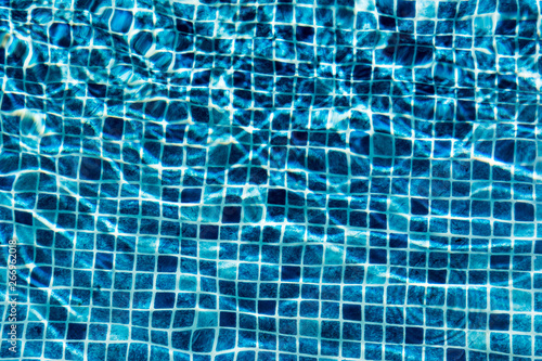 water surface with reflection above the pool