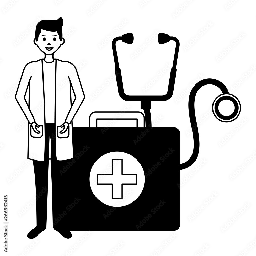 doctor man suitcase stethoscope doctor man suitcase stethoscope