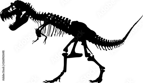 Fossils 6 isolated vector silhouette