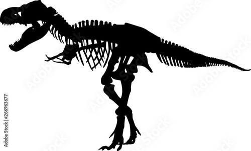 Fossils 7 isolated vector silhouette