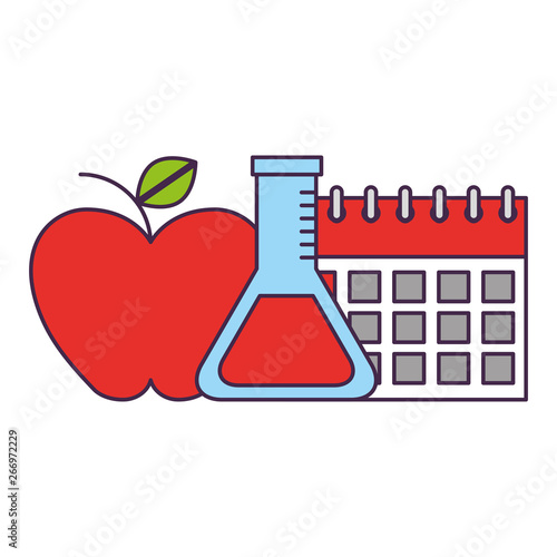 school calendar apple flask