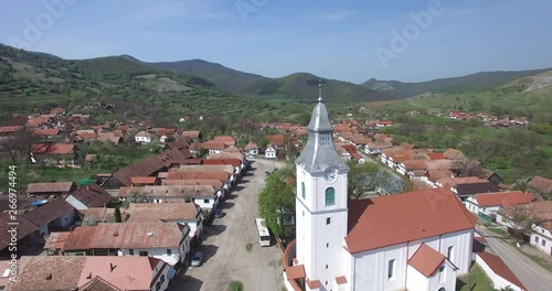 TOROCKÓ HUNGARIAN TRADITIONAL VILLAGE IN TRANSYLVANIA.  BEAUTIFUL FOLK ARCHITECT