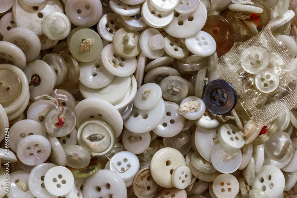 Obraz premium Buttons background for sewing or clothes I