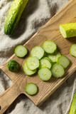 Raw Green Organic Korean Cucumbers