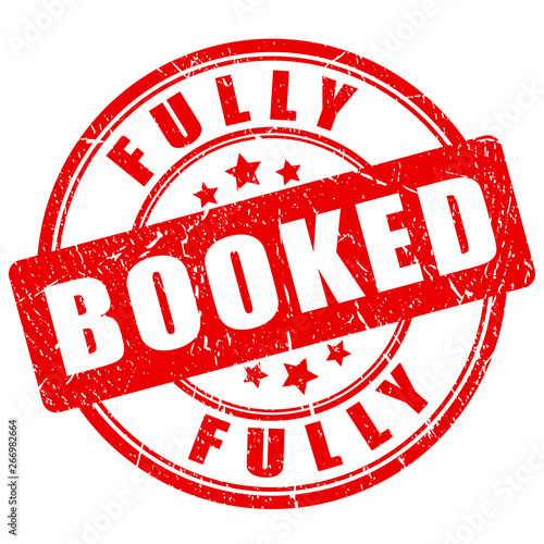 Circle retro stamp fully booked