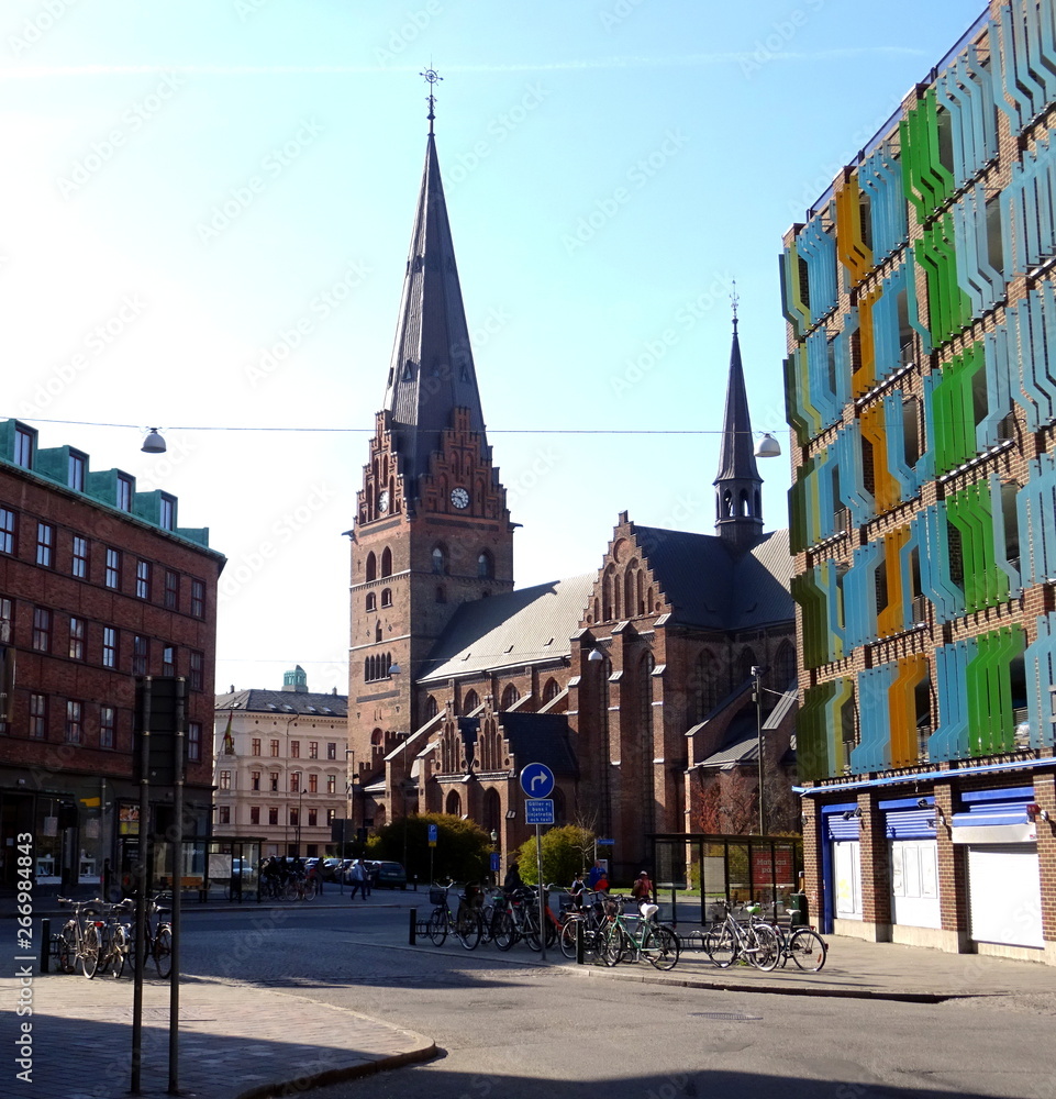 Fototapeta premium Malmö, S:t Petri kyrka