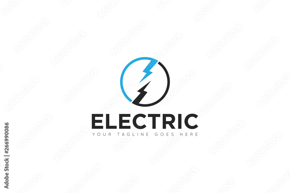 electric logo and icon vector illustration design template electric logo and icon vector illustration design template